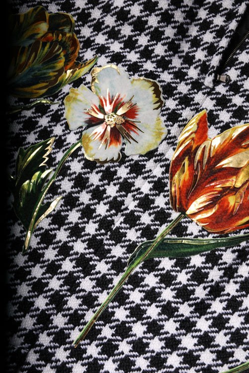 Dolce & Gabbana Multicolor Floral Print High Waist Pencil Cut Skirt - ClickThatClicks 