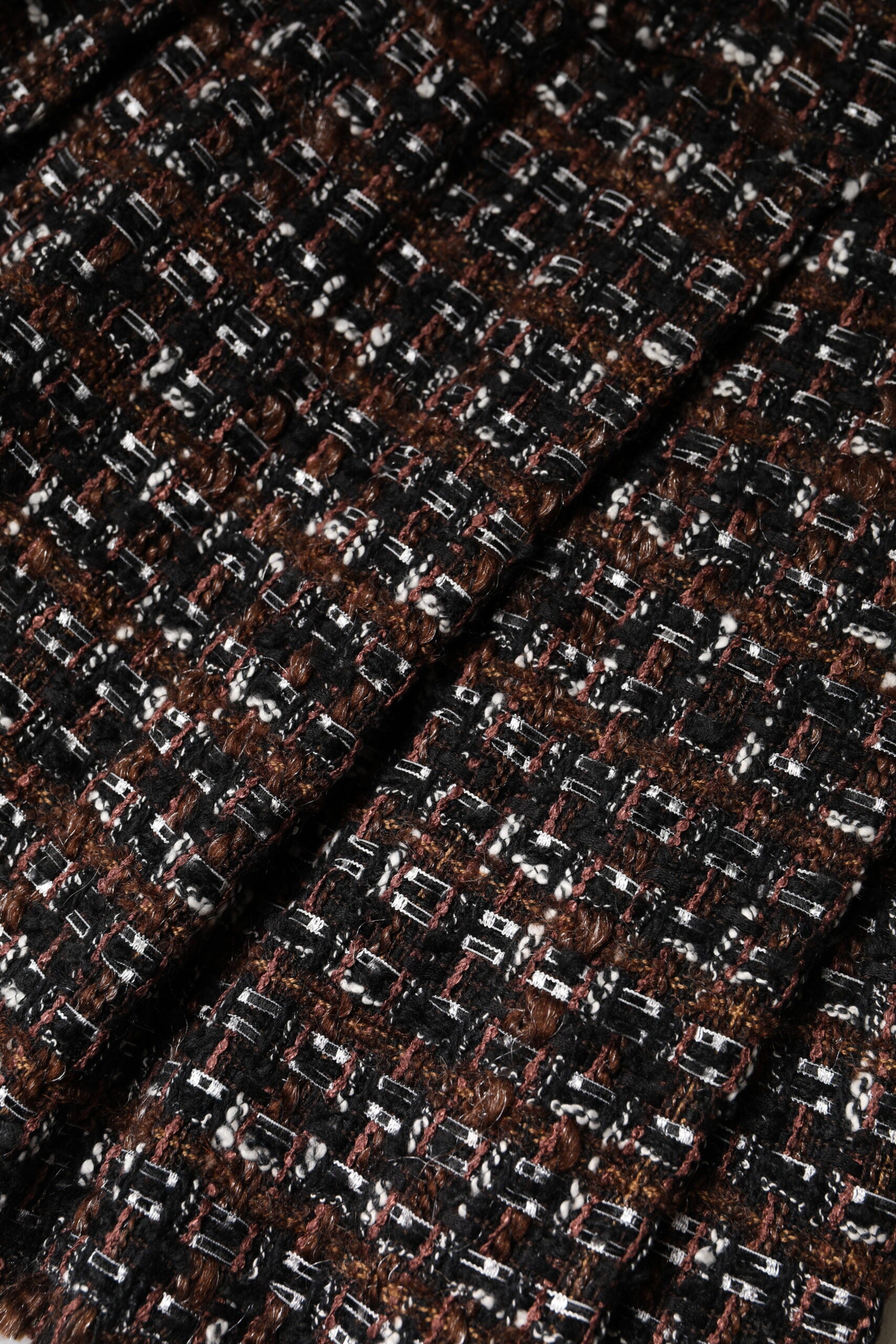 Dolce & Gabbana Multicolor High Waist Tartan Tweed Mini Skirt - ClickThatClicks 
