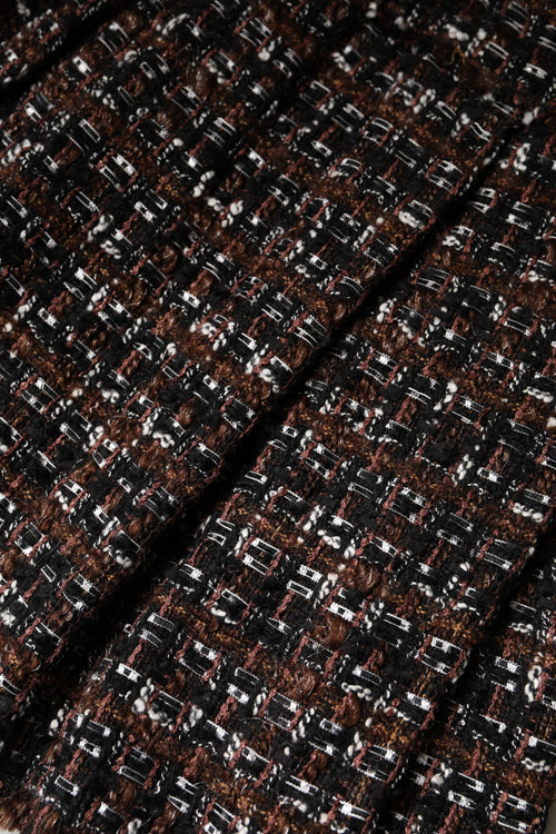 Dolce & Gabbana Multicolor High Waist Tartan Tweed Mini Skirt - ClickThatClicks 