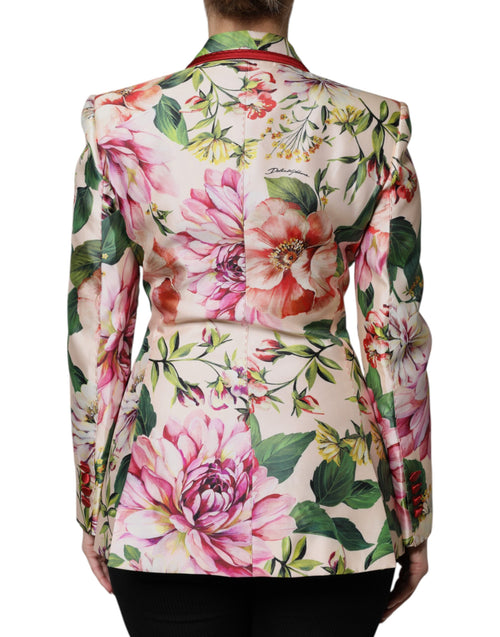 Dolce & Gabbana Multicolor Floral Double Breasted Jacket - ClickThatClicks 