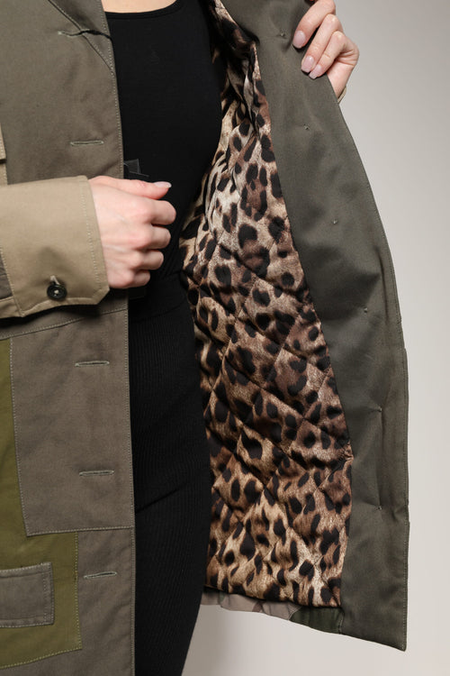 Dolce & Gabbana Military Green Cotton Button Down Jacket - ClickThatClicks 