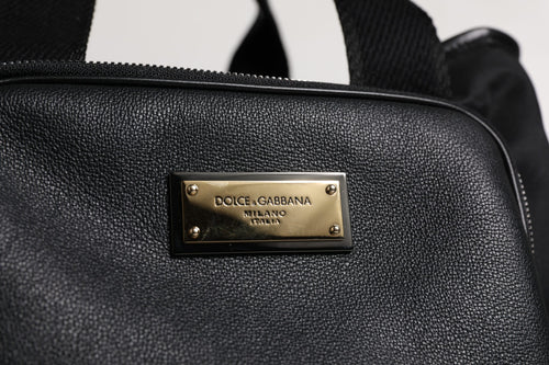 Dolce & Gabbana Black Shoulder Strap Pet Carry Logo Plaque Bag - ClickThatClicks 