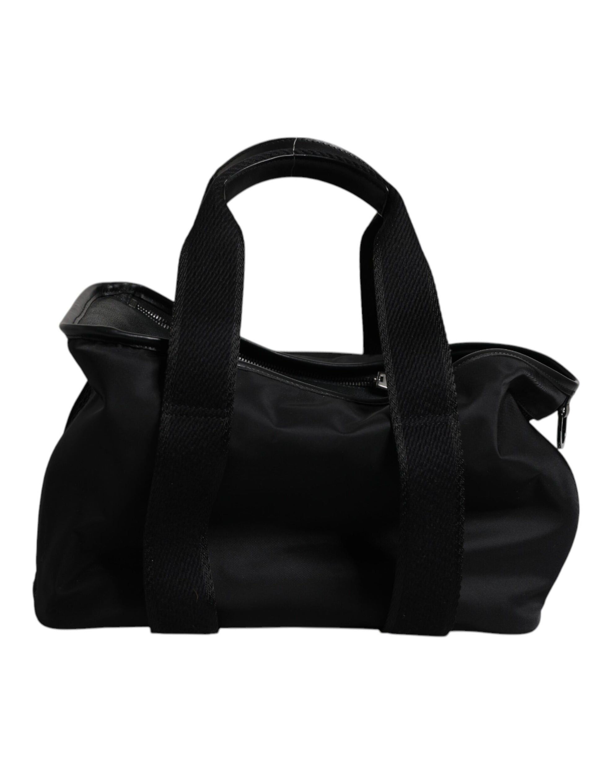 Dolce & Gabbana Black Shoulder Strap Pet Carry Logo Plaque Bag - ClickThatClicks 