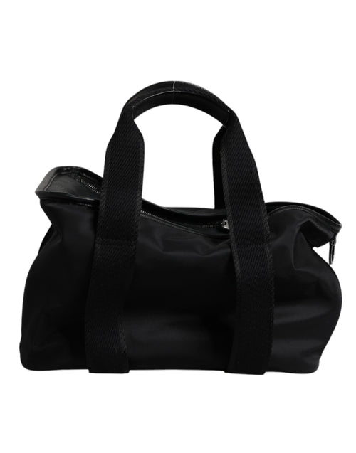 Dolce & Gabbana Black Shoulder Strap Pet Carry Logo Plaque Bag - ClickThatClicks 