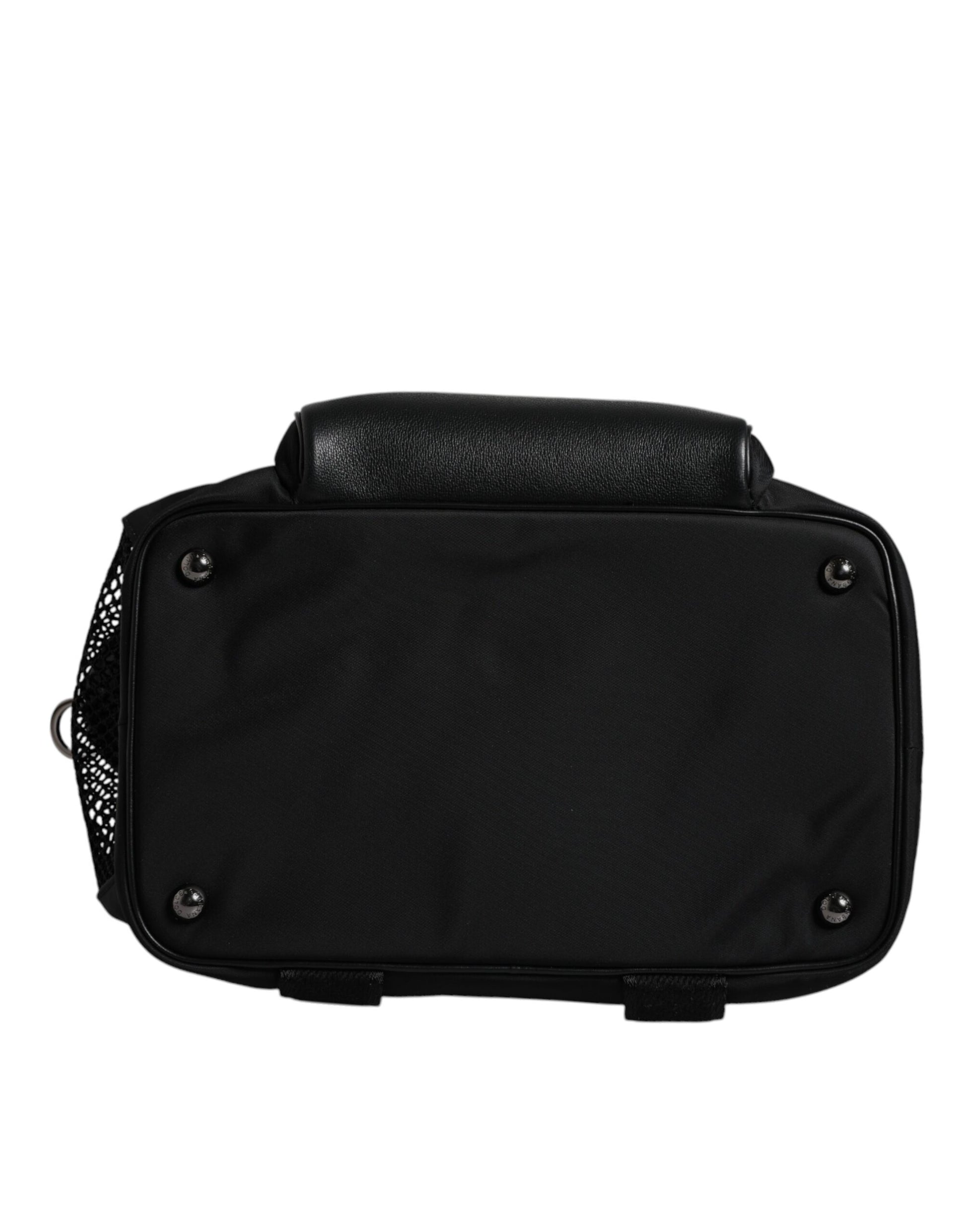 Dolce & Gabbana Black Shoulder Strap Pet Carry Logo Plaque Bag - ClickThatClicks 