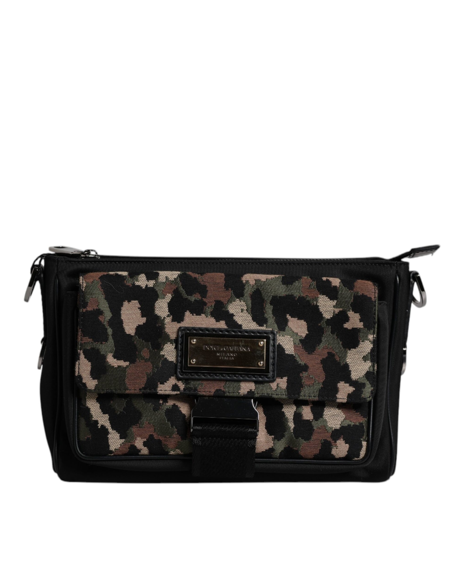 Dolce & Gabbana Multicolor Leopard Jacquard Crossbody Bag - ClickThatClicks 