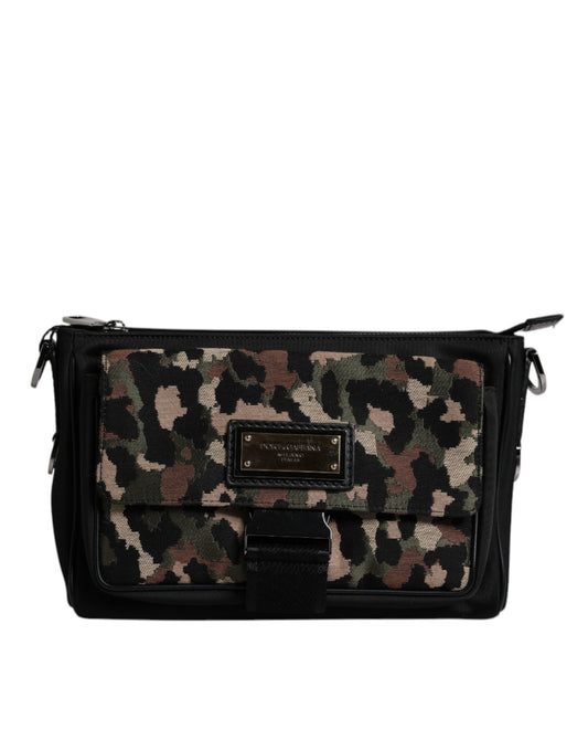 Dolce & Gabbana Multicolor Leopard Jacquard Crossbody Bag - ClickThatClicks 