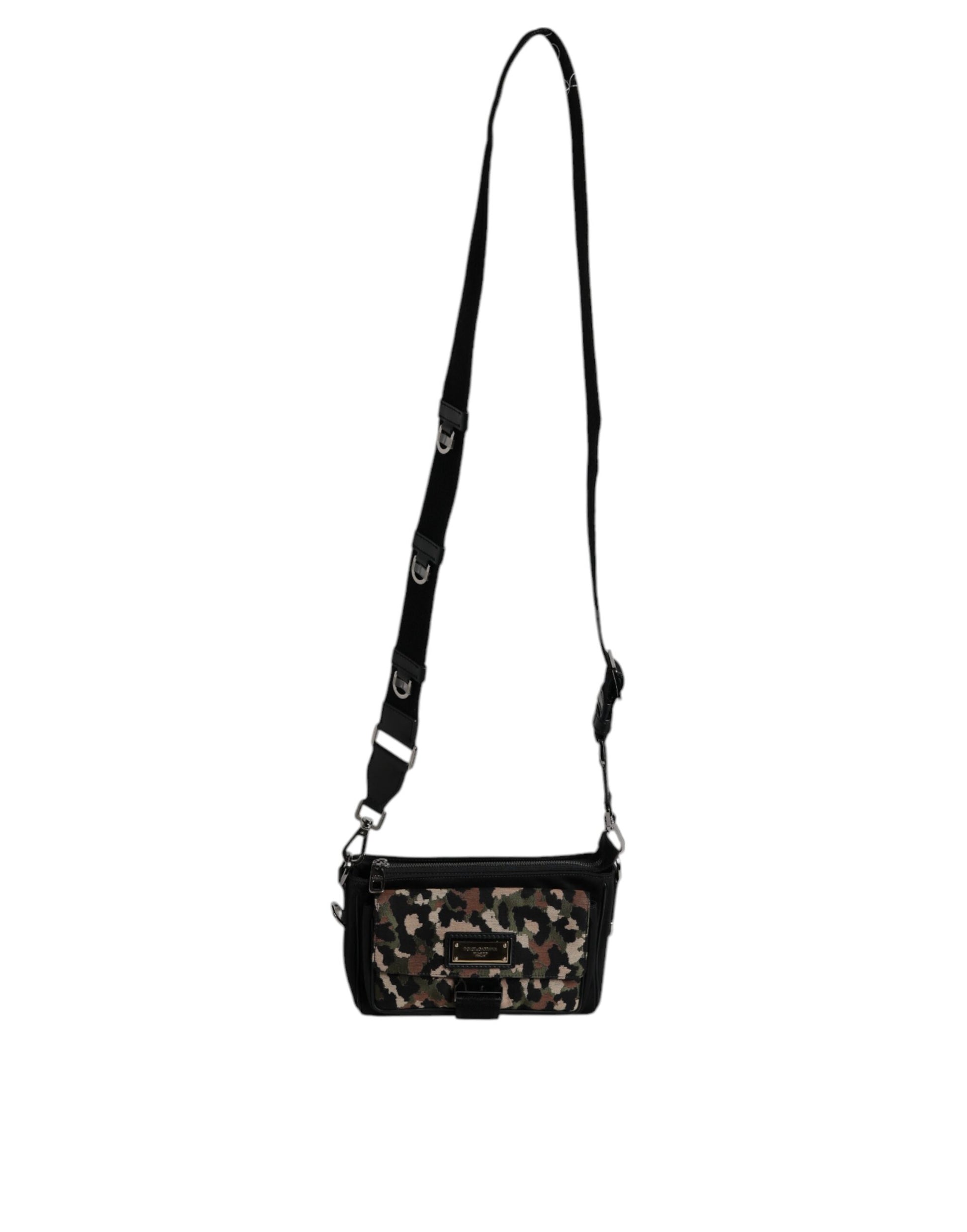 Dolce & Gabbana Multicolor Leopard Jacquard Crossbody Bag - ClickThatClicks 