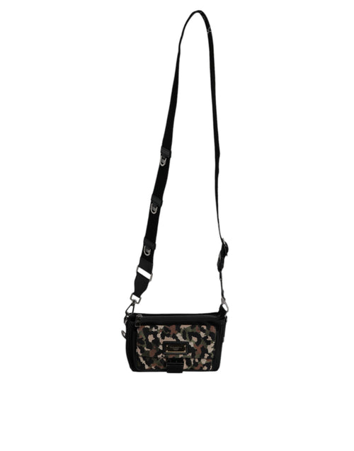 Dolce & Gabbana Multicolor Leopard Jacquard Crossbody Bag - ClickThatClicks 