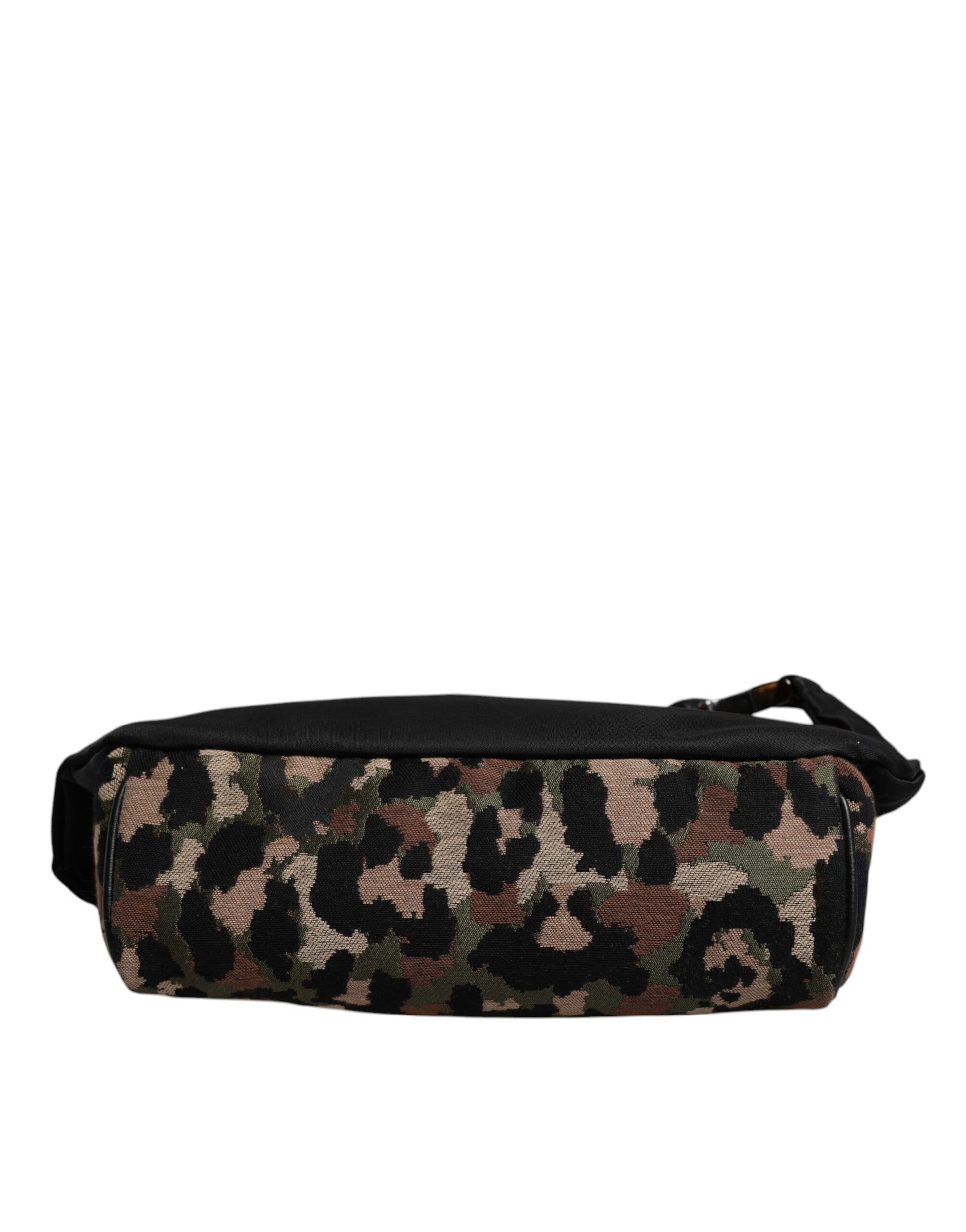 Dolce & Gabbana Multicolor Leopard DG Logo Belt Waist Fanny Pack Bag - ClickThatClicks 