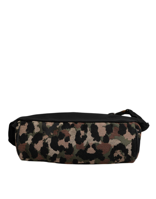 Dolce & Gabbana Multicolor Leopard DG Logo Belt Waist Fanny Pack Bag - ClickThatClicks 