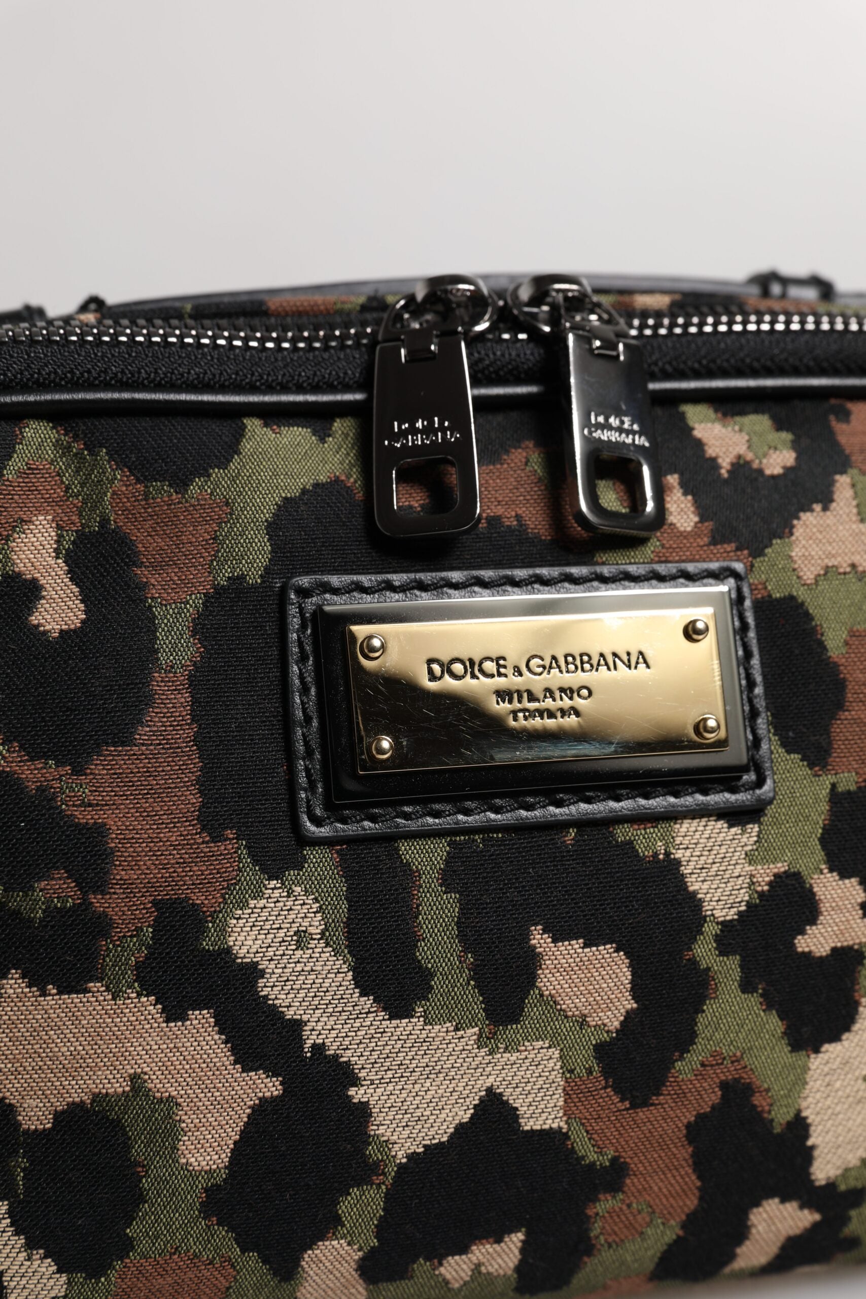 Dolce & Gabbana Multicolor Leopard DG Logo Belt Waist Fanny Pack Bag - ClickThatClicks 