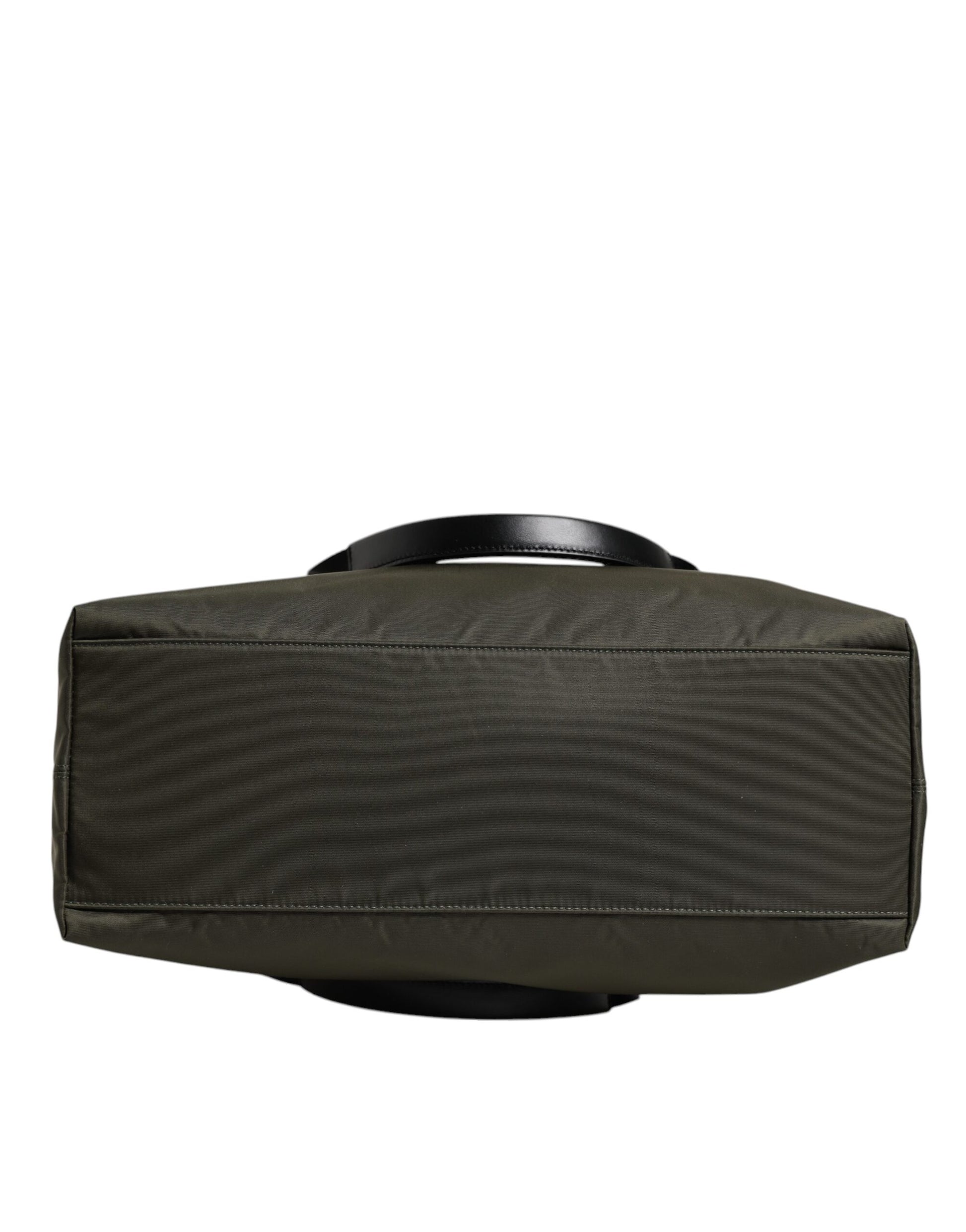 Dolce & Gabbana Military Green Nylon Shoulder Strap Tote Bag - ClickThatClicks 