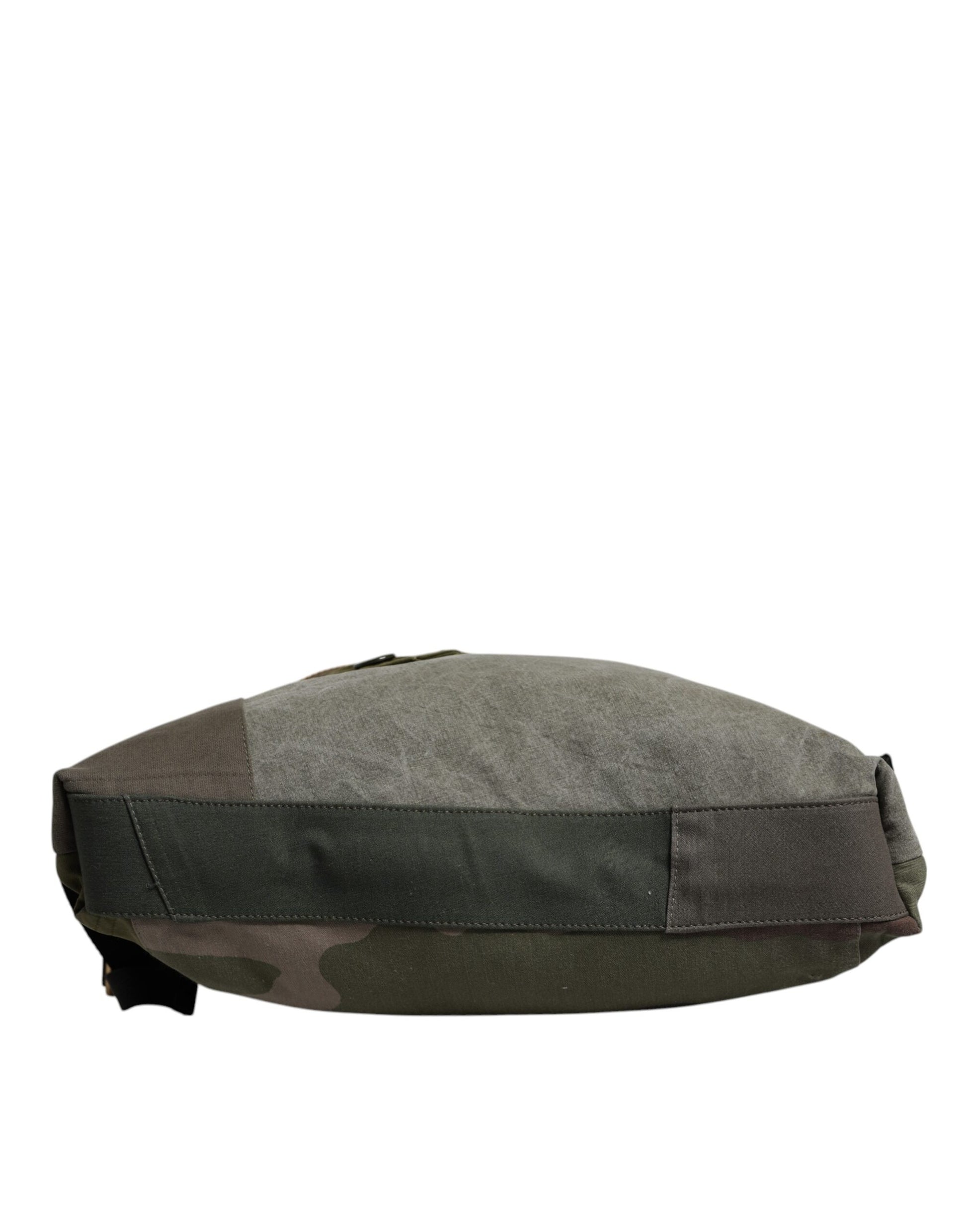 Dolce & Gabbana Military Green Patchwork Rucksack Backpack Bag - ClickThatClicks 