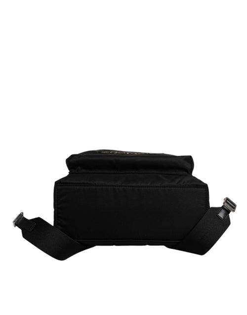 Dolce & Gabbana Black Nylon #DGFAMILY Embellished Backpack VULCANO Bag - ClickThatClicks 