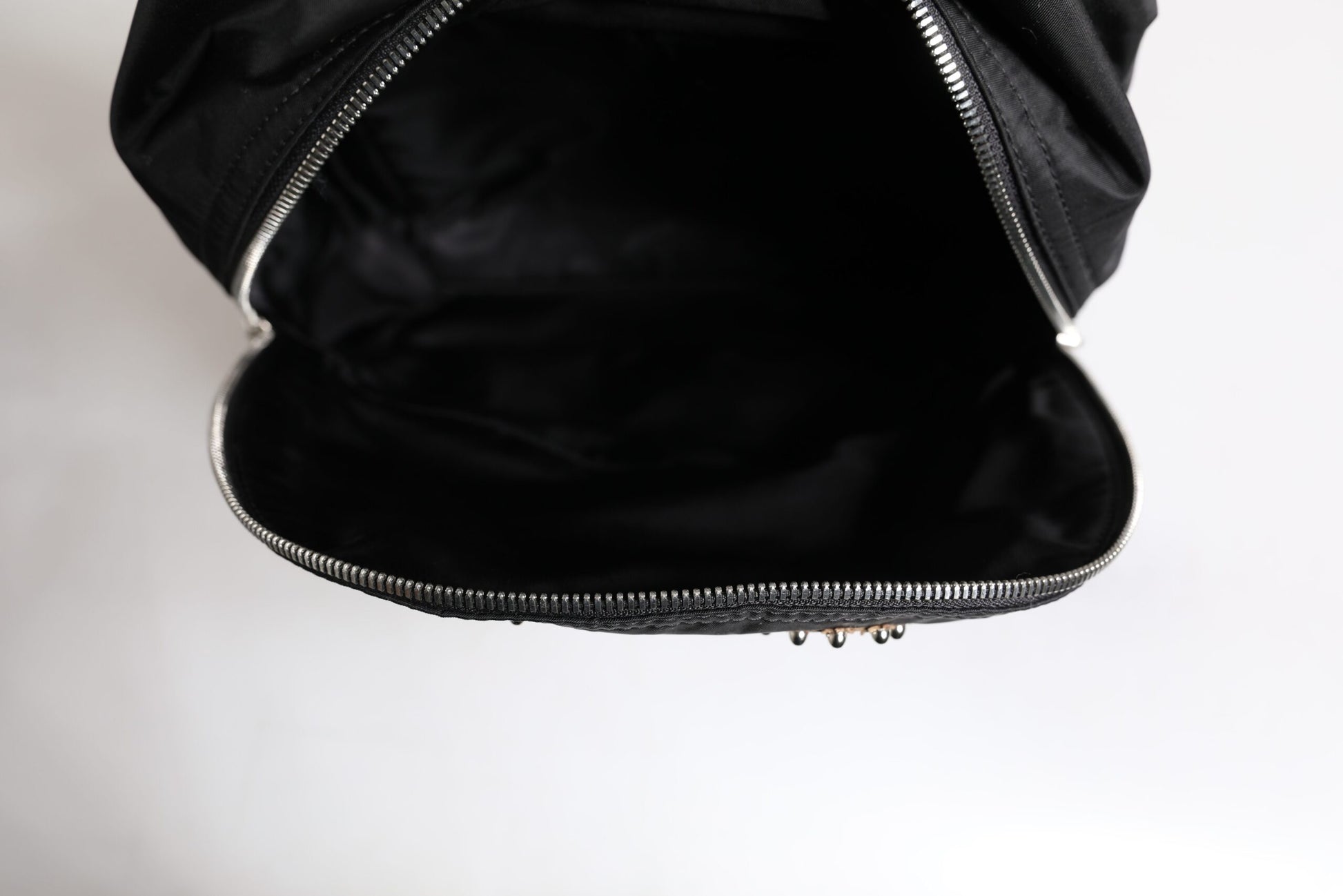 Dolce & Gabbana Black Nylon #DGFAMILY Embellished Backpack VULCANO Bag - ClickThatClicks 