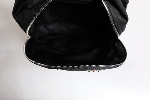 Dolce & Gabbana Black Nylon #DGFAMILY Embellished Backpack VULCANO Bag - ClickThatClicks 