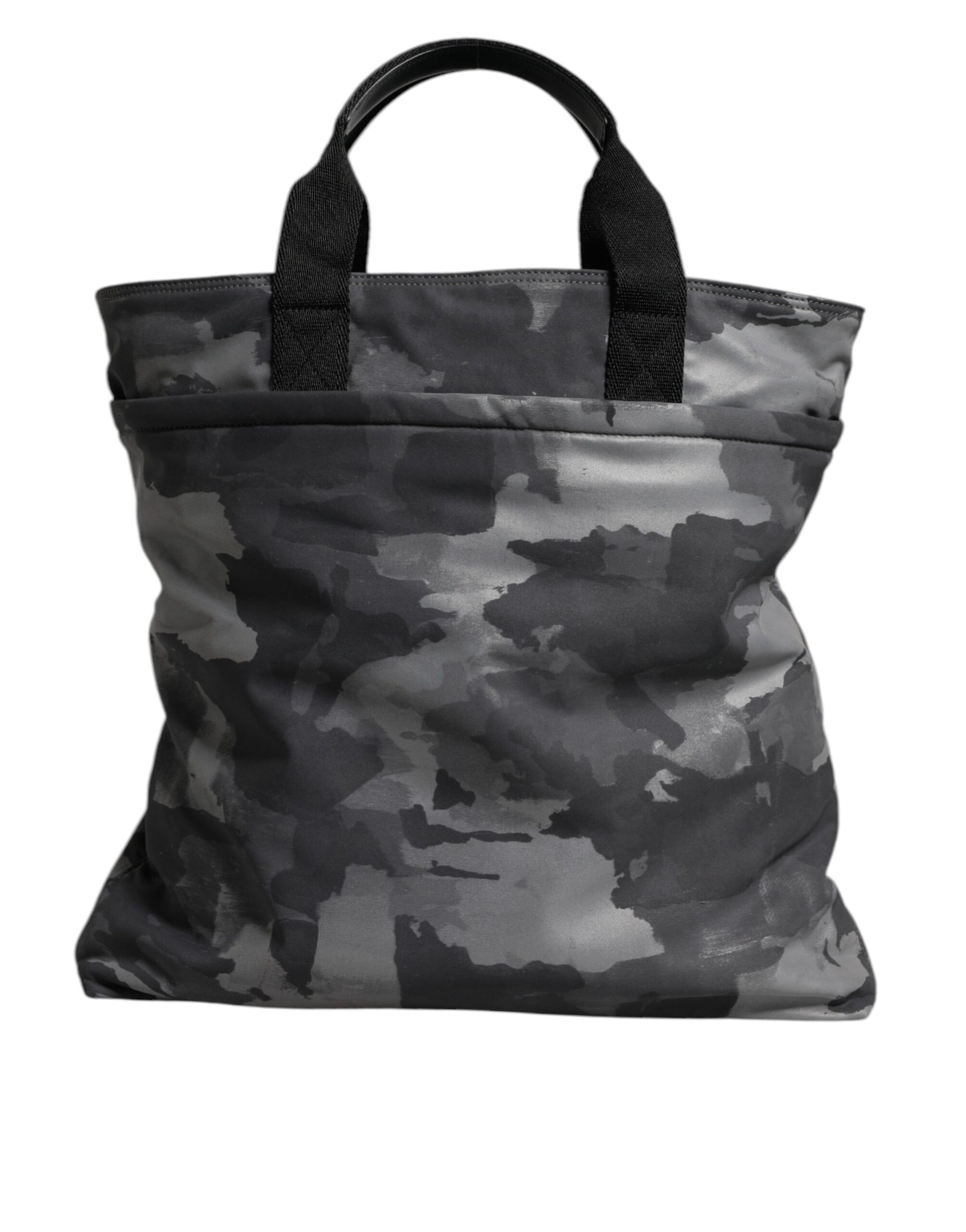 Dolce & Gabbana Black Camouflage Shoulder Strap Logo Plaque Bag - ClickThatClicks 