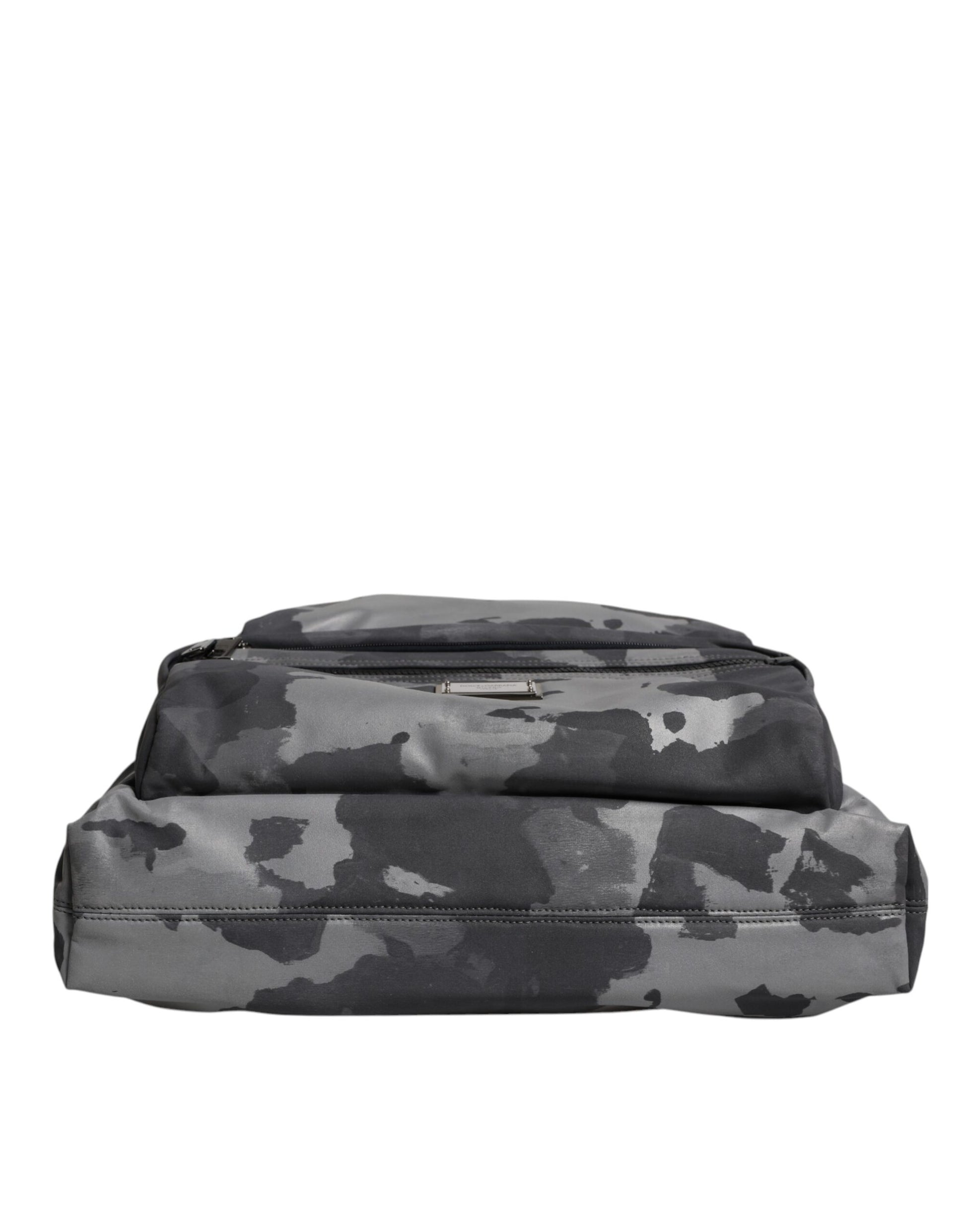 Dolce & Gabbana Black Camouflage Shoulder Strap Logo Plaque Bag - ClickThatClicks 