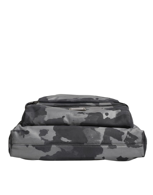 Dolce & Gabbana Black Camouflage Shoulder Strap Logo Plaque Bag - ClickThatClicks 