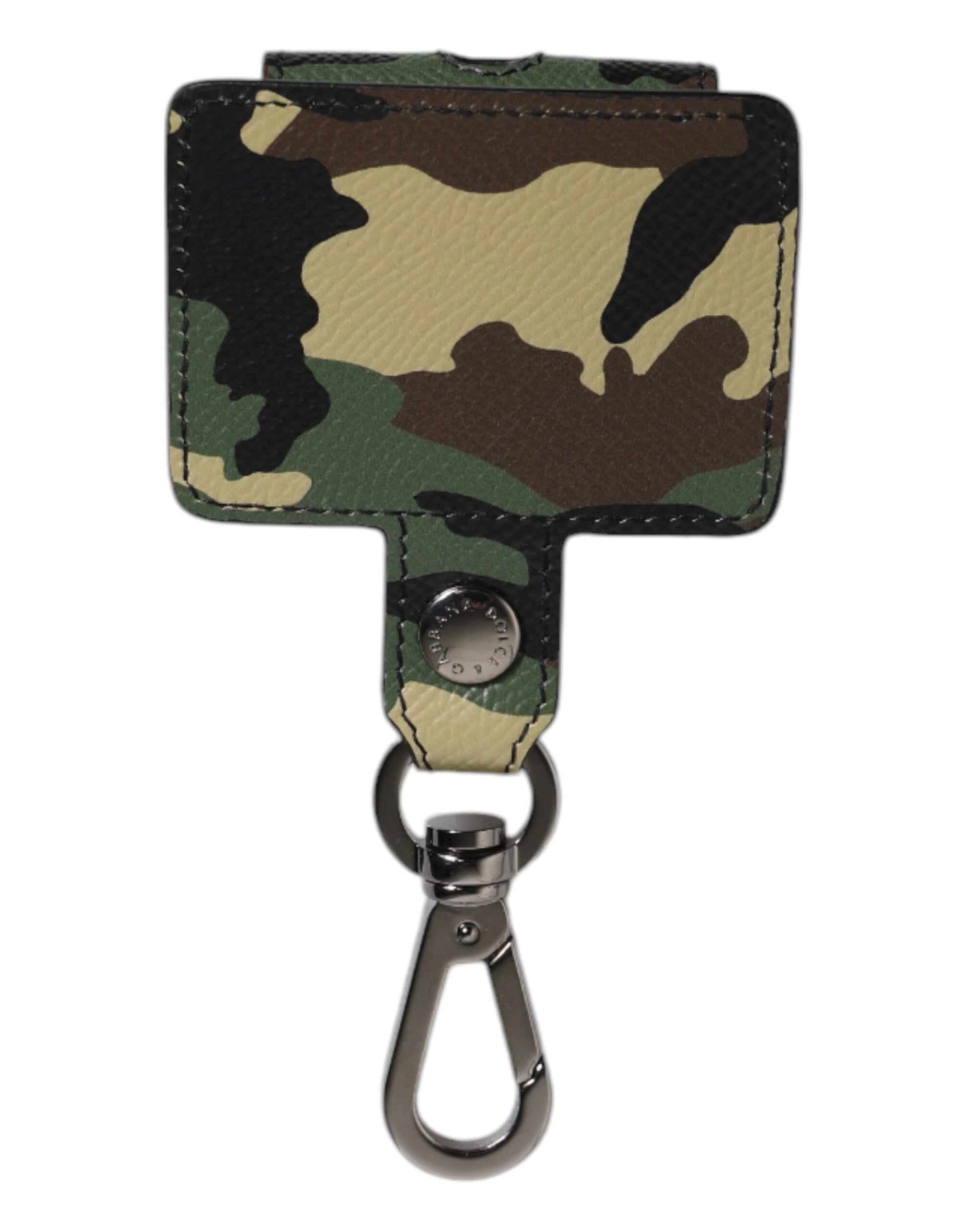 Dolce & Gabbana Multicolor Camouflage Leather Airpods Case - ClickThatClicks 