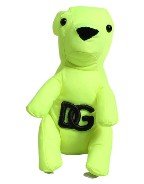 Dolce & Gabbana Green Bear Embroidered Logo Keychain Clasp Keyring - ClickThatClicks 