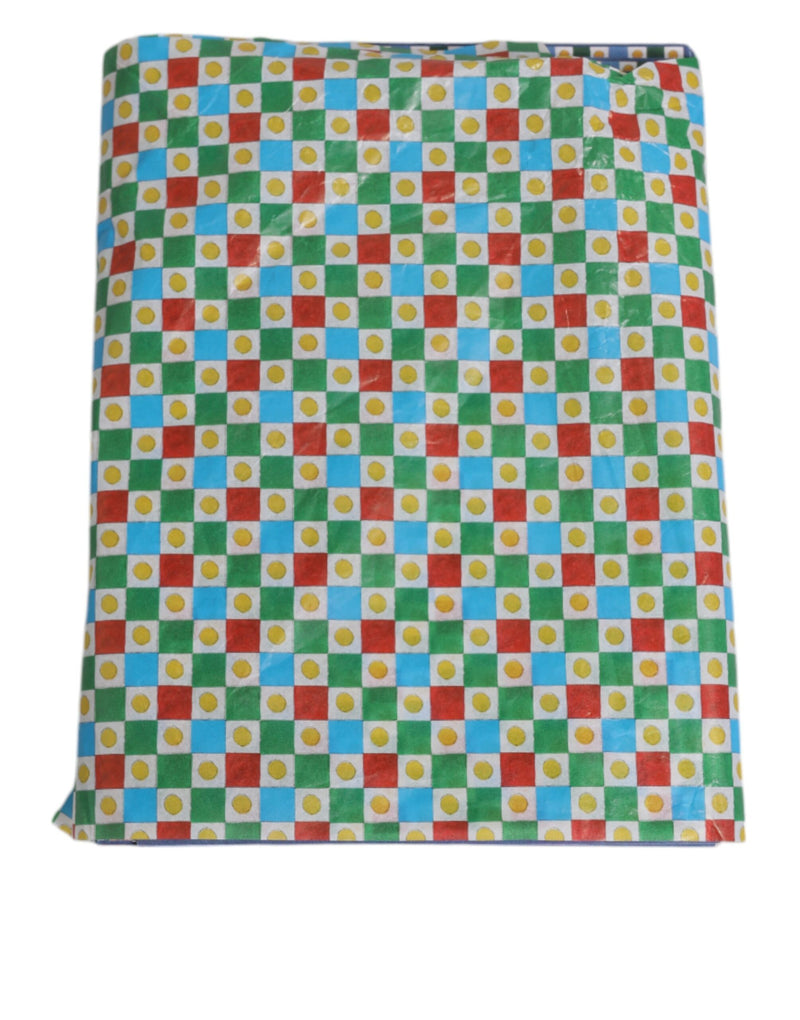 Dolce & Gabbana Multicolor Carretto Siciliano Envelope Post Card Holder