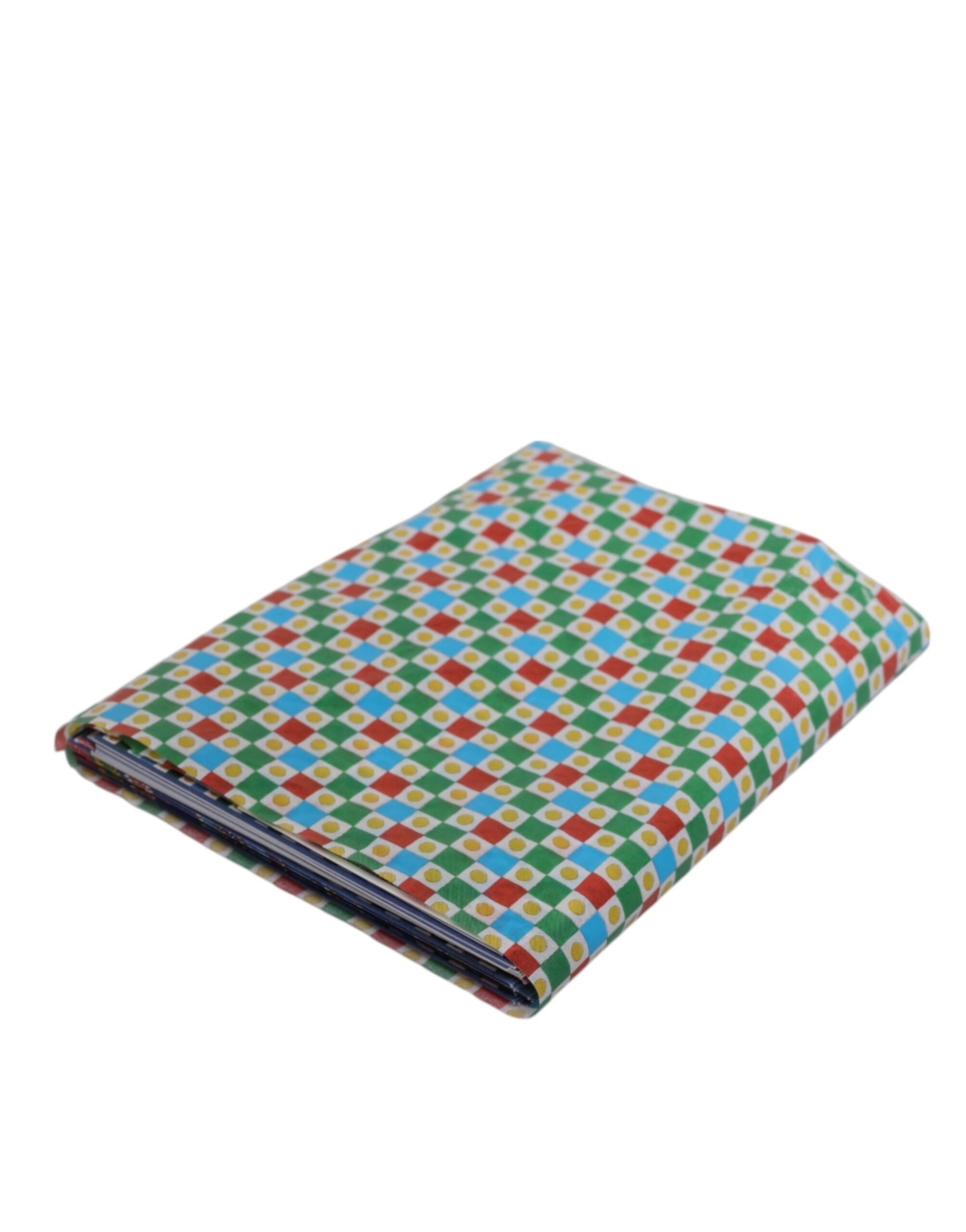 Dolce & Gabbana Multicolor Carretto Siciliano Envelope Post Card Holder - ClickThatClicks 