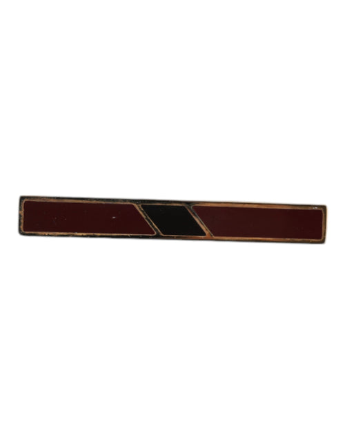 Dolce & Gabbana Multicolor Gold Tone Brass Tie Clip Bar - ClickThatClicks 