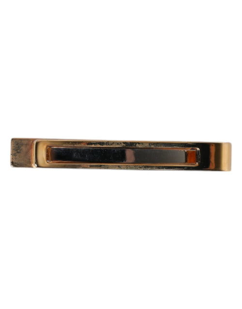 Dolce & Gabbana Multicolor Gold Tone Brass Tie Clip Bar - ClickThatClicks 
