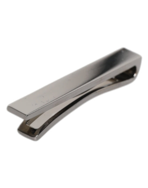 Dolce & Gabbana Black Tone Brass Logo Branded Tie Clip Bar - ClickThatClicks 