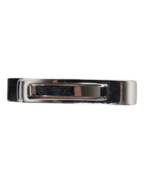 Dolce & Gabbana Silver Tone Brass Logo Branded Tie Clip Bar - ClickThatClicks 