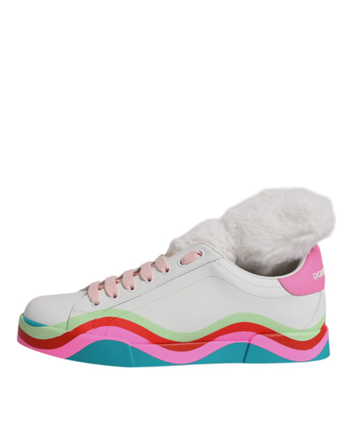 Dolce & Gabbana Multicolor Low Top Trainers Sneakers Shoes - ClickThatClicks 