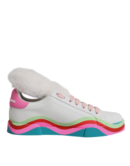 Dolce & Gabbana Multicolor Low Top Trainers Sneakers Shoes - ClickThatClicks 