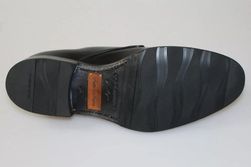 Dolce & Gabbana Black Leather SARTORIA Hand Made Shoes - ClickThatClicks 