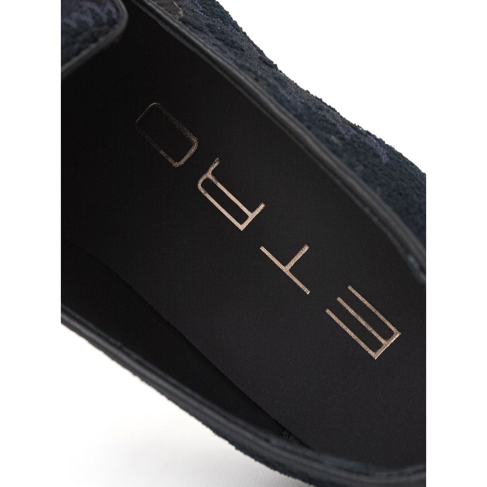 Etro Blue Leather Slip-On Loafers - ClickThatClicks 