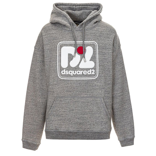 Dsquared² Gray Cotton Sweatshirt - ClickThatClicks 