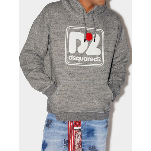 Dsquared² Gray Cotton Sweatshirt - ClickThatClicks 