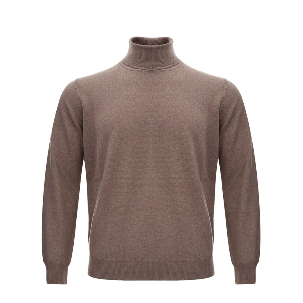 KANGRA Brown Wool Turtleneck - ClickThatClicks 