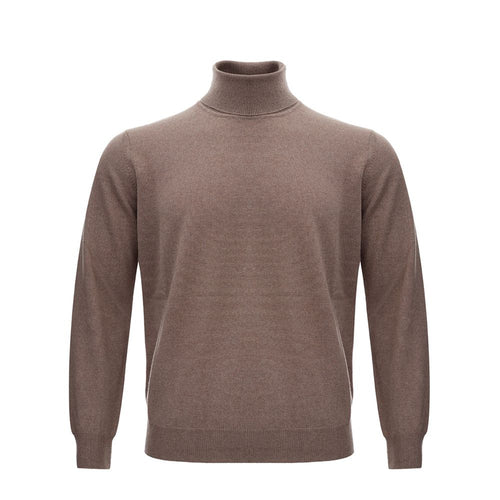 KANGRA Brown Wool Turtleneck - ClickThatClicks 