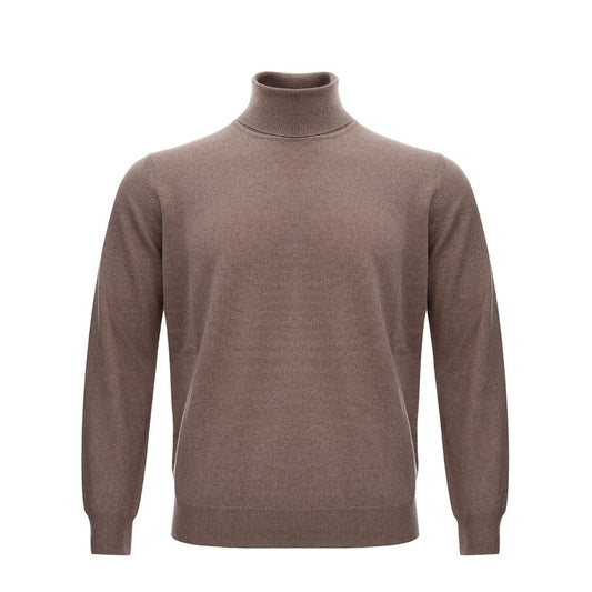 KANGRA Brown Wool Turtleneck - ClickThatClicks 