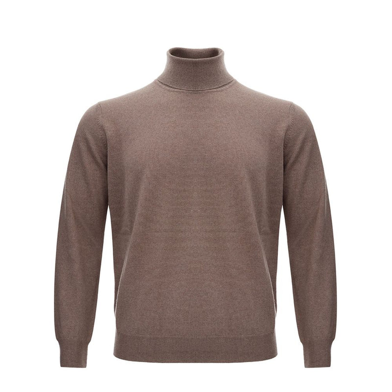 KANGRA Brown Wool Turtleneck