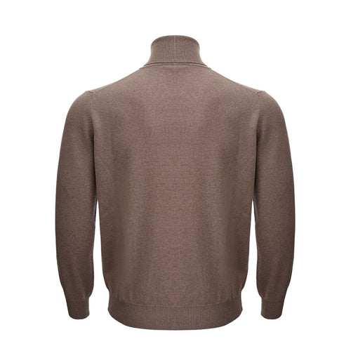 KANGRA Brown Wool Turtleneck - ClickThatClicks 