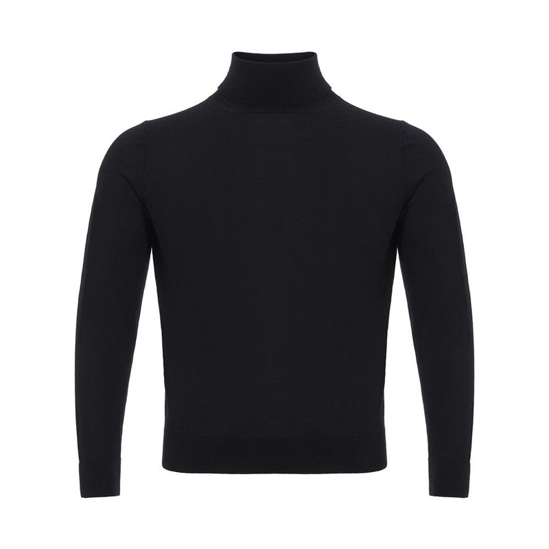 Colombo Black Cashmere Turtleneck