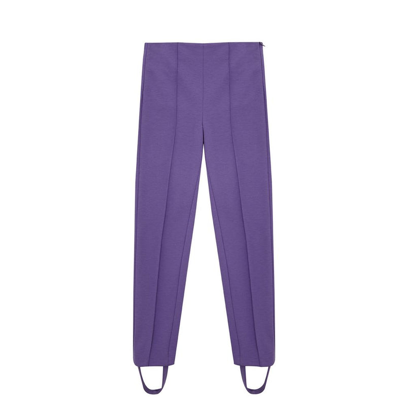 Lardini Purple Viscose Athletic Pants
