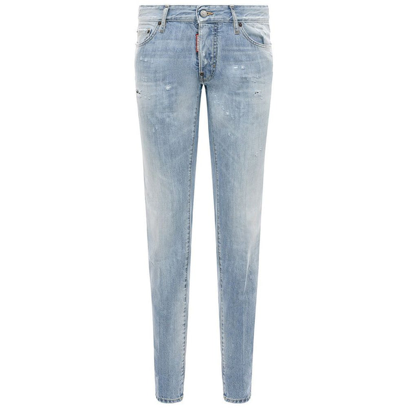 Dsquared² Blue Cotton Men Jeans