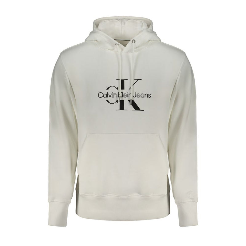 Calvin Klein White Cotton Men Sweater