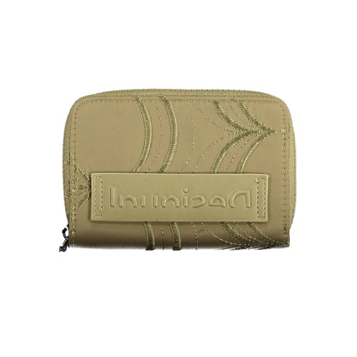 Desigual Verde Polyester Women Wallet - ClickThatClicks 