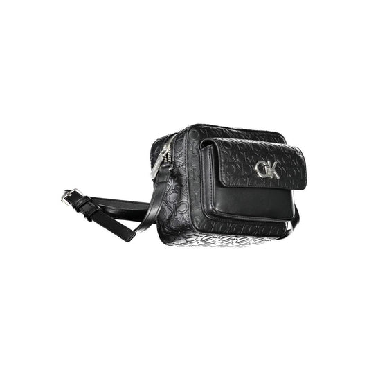 Calvin Klein Black Polyester Women's Shoulder Bag - ClickThatClicks 