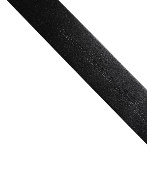 Dolce & Gabbana Brown Calf Leather Classic Metal Buckle Belt - ClickThatClicks 